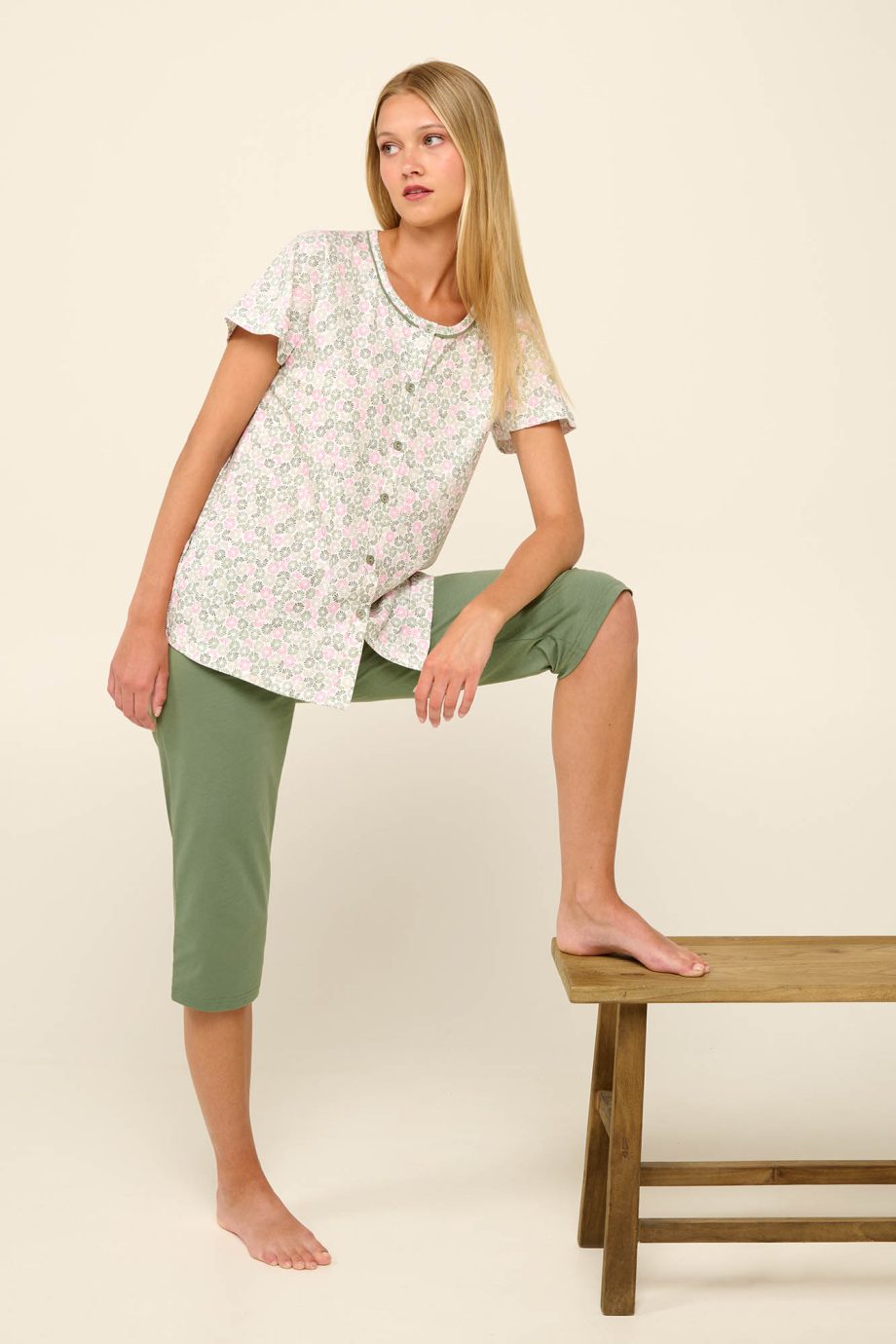 Cotton Women’s Pyjamas with Buttons