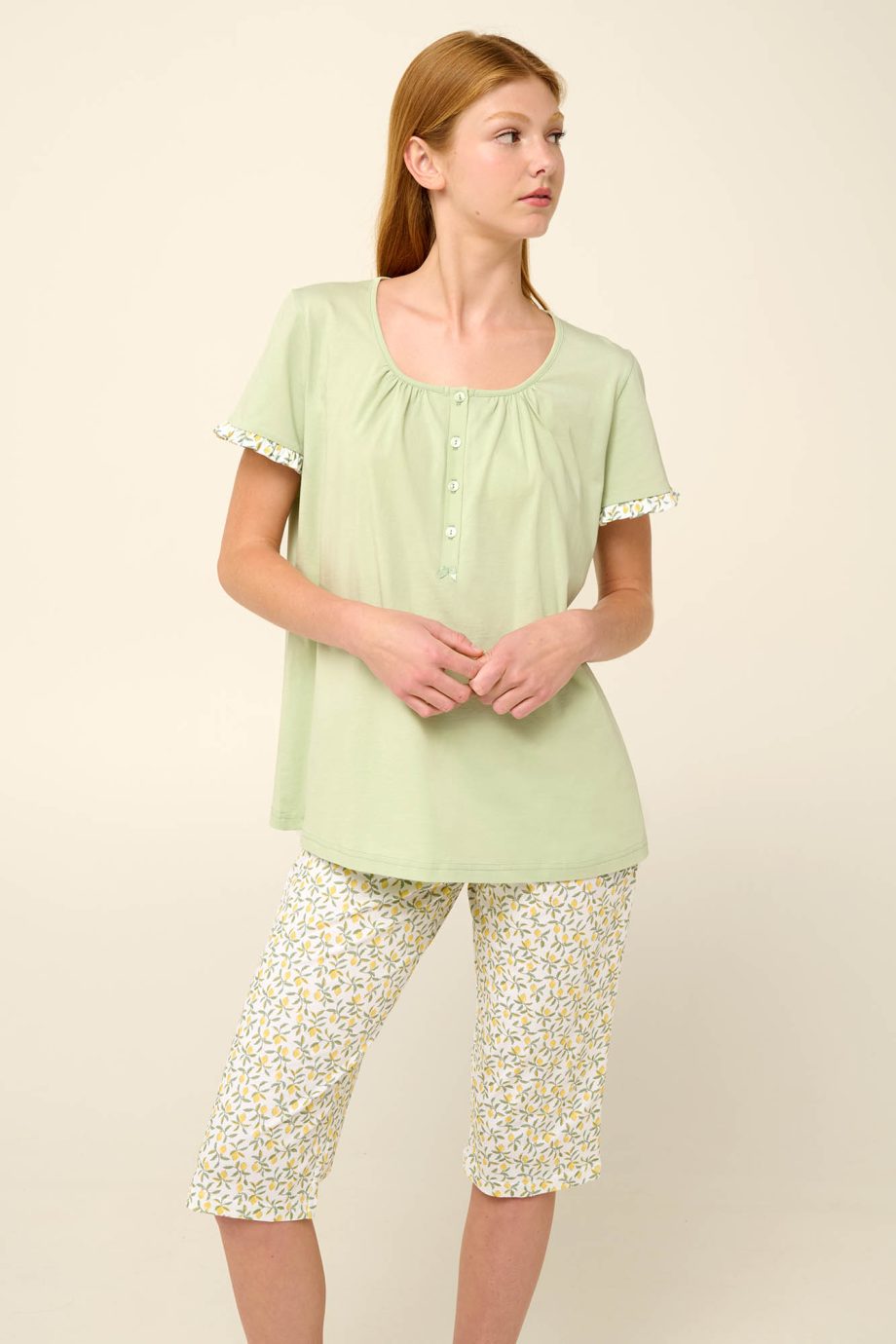 Cotton Women’s Pyjamas with Ruffles