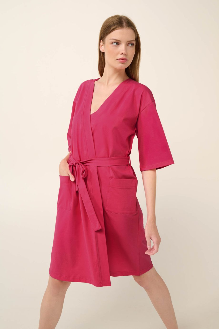 Cotton Crossed Summer Robe