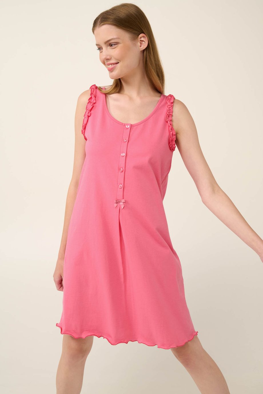 Cotton Summer Maternity and Nursing Nightgown