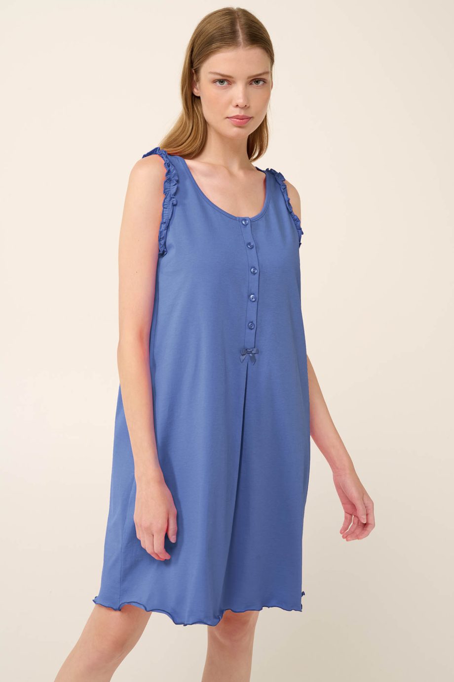 Cotton Summer Maternity and Nursing Nightgown