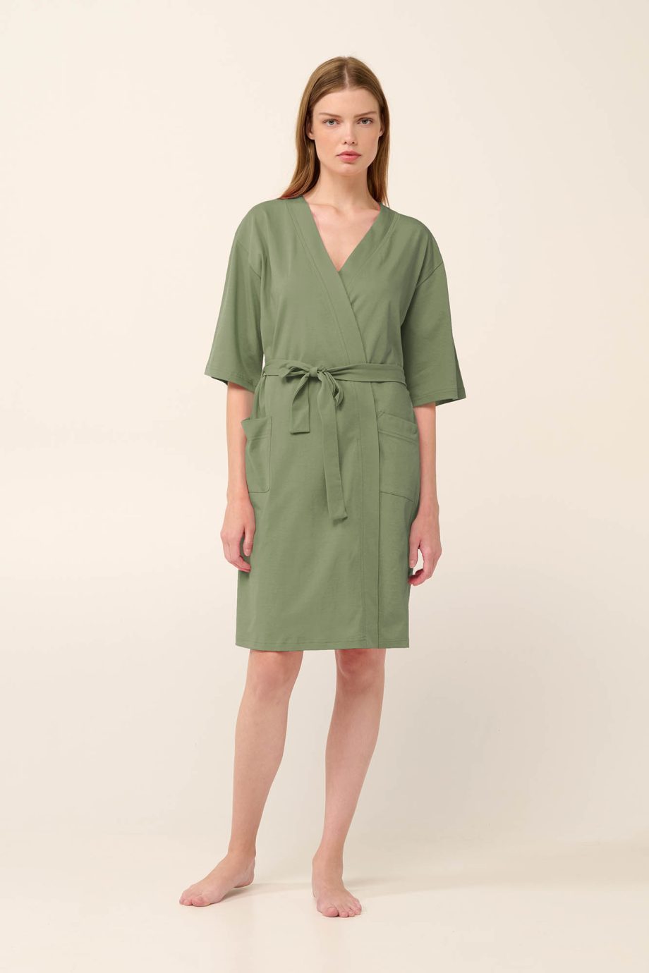 Cotton Crossed Summer Robe