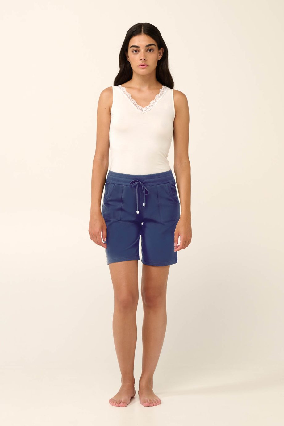 Cotton Women’s Short Pants with Pockets